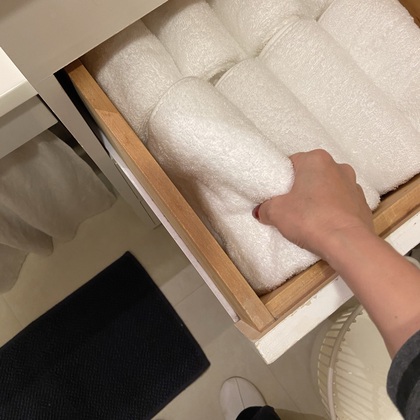 バスタオルの選び方＆持ち方のマイルールを考える