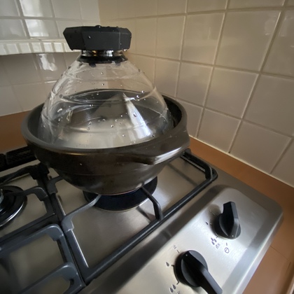 尾山家のキッチン改革 その3♪ ハリオのご飯釜がやって来ました。